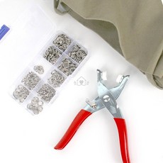 똑딱 단추 펜치 세트 50개 똑딱단추달기 의류단추 옷수선