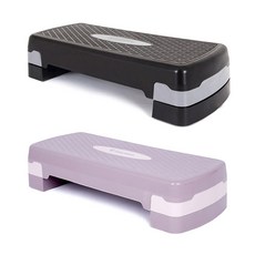 아이워너 다용도 2단 스텝박스 계단밟기 운동기구 스트레칭 홈트용+한정사은품, 블랙