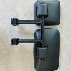 台灣發 貨車拖拉機收割機加長鏡桿 加寬輔助倒車鏡 後視鏡支架 改裝配件, 14釐米鏡杆加大小鏡單面（塑料卡扣）, 1個