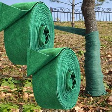 총 40미터 월동용 나무보온재 동해방지용 월동 수목 보온재 농사용 조경용 겨울 나무옷 나무 겨울나기 부직포 동해방지 겨울 보온덮개 월동 보온재 녹화마대 월동준비 나무보온 벼집 볏짚, 2개, 일반형 보온재 20m