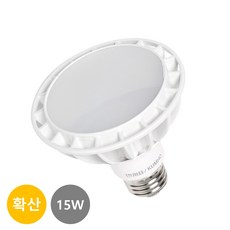 번개표 LED 파30 15W 확산형 전구색(주황색빛), 전구색, 3개
