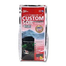 닛소 커스텀 소일 쉬림프 블랙 수족관용품, 3L, 4개