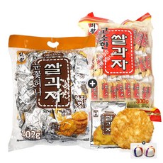 미왕 눈꽃허니쌀과자+미왕고소한쌀과자+자색옥춘사탕 20g 세트, 1개