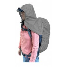 【伊凱文戶外】RHINO 連帽披肩防雨背包套 XS/S/M/L 顏色隨機出貨, 1個