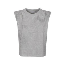 파트리지아페페 스터드 장식 탑