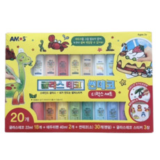 아모스 글라스데코 + 썬데코 디럭스 종합선물 세트, 혼합색상, 1세트