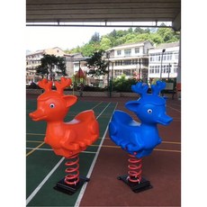 목마 조랑말 동물 의자 스프링 놀이터 흔들의자