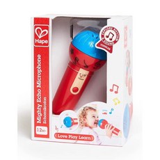 Hape 回聲麥克風 免電池木製玩具, 1個, 麥克風