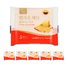 임실치즈농협 체다슬라이스 치즈, 5개, 100g