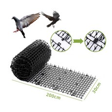길고양이퇴치 비둘기 퇴치망 방충망 에어컨 베란다 실외기 새쫓기 야생동물, 블랙, 1개