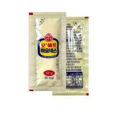 오뚜기 오쉐프 1회용 마요네즈 업소용 가정 휴대용 소스, 12g, 10개