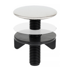 리빙로드 싱크대 구멍 마개 세제 디스펜서 타공 가리개 홀 마개, 1개, 무광실버