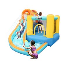 대형 워터슬라이드 아파트 물놀이장 야외물놀이 에어바운스, B. 5605 (320x280x210cm), 1개