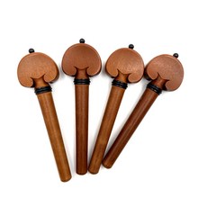 비올라 튜닝 페그 15 -16 비올라 피팅 4 개 페그 천연 대추 나무흑단로즈우드 부품 및 액세서리