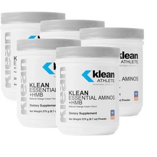 클린애슬리트 에센셜 아미노산 HMB 오렌지 크림맛 Klean ATHLETE Essential Aminos +HMB, 5개, 275g
