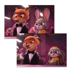 디즈니 주토피아 2 렌티큘러 엽서 03-파트너, 디즈니 주토피아 2 렌티큘러 엽서 03: 파트너, Disney(저) / Disney(그림), 아르누보, 디즈니 저