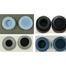 飛利浦 Philips 通用型耳機套 替換耳罩，適用於SHB9000，蛙皮/亮皮多材質可選, 1個, 黑色 亮皮 （ 表面光滑）