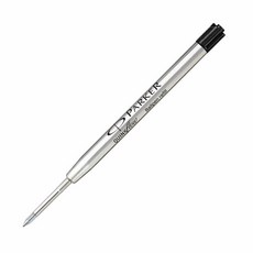 뽀띠나 검은색 파카 Quink 0.8mm F 퀸크 정품 볼펜심 잉크 리필 교체 전용 공부 생일 교환 학생