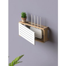 셋탑박스 정리함 반투명 덮개 모뎀 숨김 공유기 가리개, 1개, B 40cm 화이트 도어 그레이 프레임, 1cm