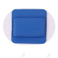 어쿠스틱 드럼 고무 패드 세트 뮤트 셀프 흡음 가정용, 단일사이즈, 블루 킥 소음기 패드, 1개