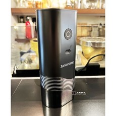 【TDTC 咖啡館】JUNIOR JU1491 隨行電動磨豆機 (義式、單品皆適用) - 大容量40g TypeC充電, 1個, 黑色, 40g