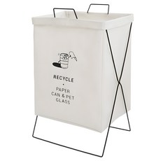 Monoble 摺疊式回收分類藍 41L, 象牙白