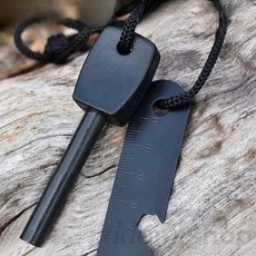 또또몰 부싯돌 멀티툴 산악용품 사냥칼, 1개