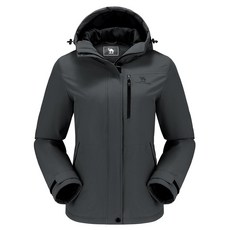 CAMEL CROWN 여성용 방수 스키 재킷 방풍 후드 겨울 코트 따뜻한 이너 재킷 아웃도어 하이킹 다크 퍼플