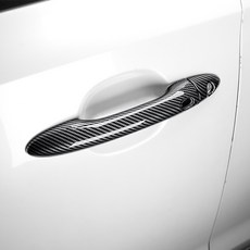 카스타 호환 더뉴 올뉴 카니발 튜닝 용품 도어손잡이 커버, 도어손잡이 (2열버튼 유) 카본몰딩-B, 기타