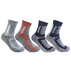 싸자나 이중쿠션 장목 등산양말 남성 여성 4켤레, 4개, 남성용(혼합구성)