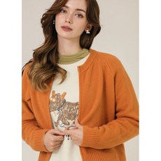 막스까르띠지오 컬러드 니트 집업 가디건