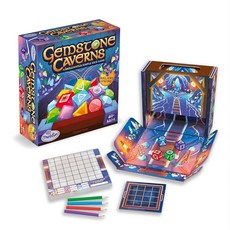 라벤스부르거 미국매장정품+ ThinkFun 원석 동굴 모든 판타지 애호가를 위한 주사위 게임! 1725063