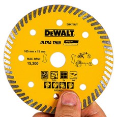 디월트 4인치 다이아몬드날 타일날 그라인더날 커팅 절단날, 2개