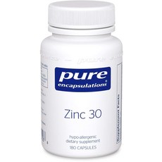 Pure Encapsulations 鋅膠囊 30mg, 180顆, 1罐