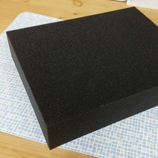 [태양이네] 울스폰지 울트라 블랙펄 스펀지 전문가용 양모공예 양모스펀지, 1개