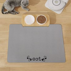 규조토 반려동물 식기매트 80x50cm 배변패드 흡수 고양이선물, 1개