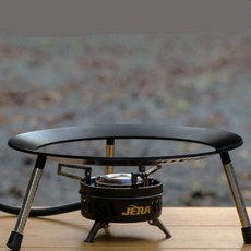 그리들 받침대 화로대 주철 스탠드 캠핑 스토브 거치 받침, 1개, 리빙아트 그리들 받침대