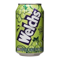 앤서룸 웰치스 청포도 350mlx24캔 미니음료수, 350ml