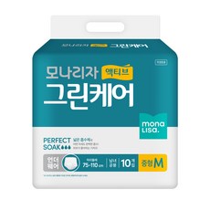 모나리자 액티브 그린케어 성인용기저귀 언더웨어 팬티형 기저귀, 중형, 10개입, 1개