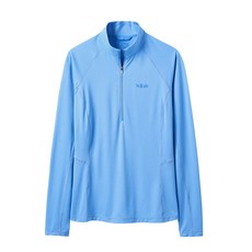 【Rab】Sonic LS Zip Wmns 女 長袖透氣拉鍊排汗衣 半襟 立領 防曬 吸濕 快乾 透氣