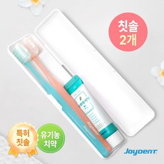조이덴트 칫솔치약 타원형 커플세트, 30g, 1세트