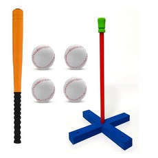 야구배트 소프트볼 스폰지 방망이 연습용 학생 훈련 놀이 취미 입문 초보, G.대형 오렌지 세트