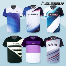 크레슬리 남성 여성 티셔츠 반팔 배드민턴 경기복 2026SS