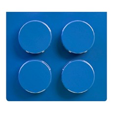 冰箱磁吸收納盒 積木造型 廚房收納 磁吸置物盒 多色可選 ABS材質, 藍