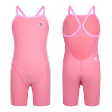 여아 심볼 솔리드 X백 3부 반신 수영복 GF2F862_PK