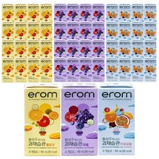 이롬 과채습관 3가지맛 옐로우 퍼플 트로피컬 16팩 x 3박스, 48개, 190ml