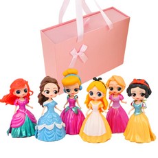 캐보트 클립 인형 24종 선물박스 왕눈이 공주 인형 피규어 옷입히기 옷갈아입히기, 멀티, 1개