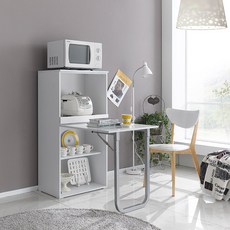 퍼스웰 루비 LPM코팅 1200접이식 식탁렌지대(CW_033), 화이트