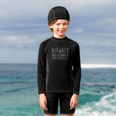 에어워크서프 남아동래쉬가드세트2피스+수모 YAWe1850 아동레쉬가드아동래시가드아동수영복아동비치웨어