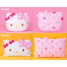 小花花日本精品 Hello Kitty 50週年頭型抱枕 雙人枕 靠枕 大頭枕, 頭型抱枕-18吋